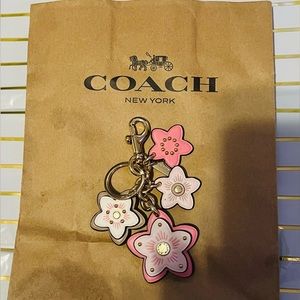 COACH bag charm key chain!